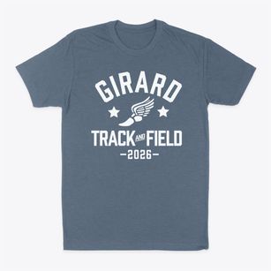 Girard High School Track and Field Classic Dad T-Shirt