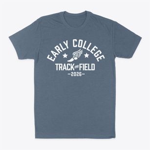 Early College High School Track and Field Classic Dad T-Shirt