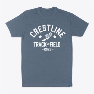 Crestline Middle School Track and Field Classic Dad T-Shirt