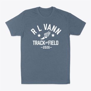 R L Vann Elementary School Track and Field Classic Dad T-Shirt