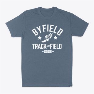 Byfield School Track and Field Classic Dad T-Shirt