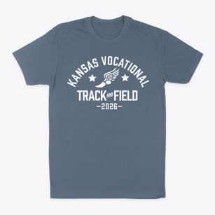 Kansas Vocational Technical Center Track and Field Classic Dad T-Shirt