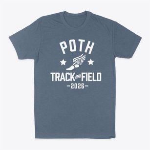 Poth Junior High School Track and Field Classic Dad T-Shirt