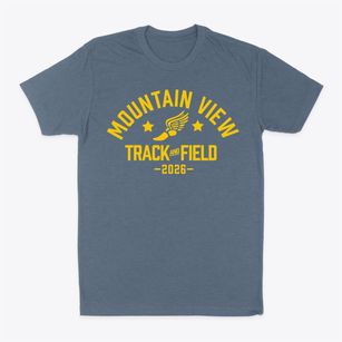Mountain View Middle School Track and Field Classic Dad T-Shirt