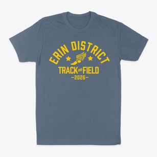 Erin School District Track and Field Classic Dad T-Shirt