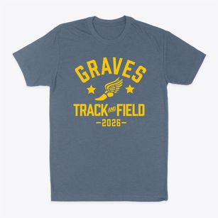 Graves Middle School Track and Field Classic Dad T-Shirt