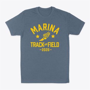 Marina Middle School Track and Field Classic Dad T-Shirt
