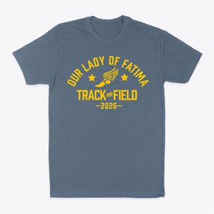 Our Lady Of Fatima School Track and Field Classic Dad T-Shirt