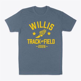 Willis Junior High School Track and Field Classic Dad T-Shirt
