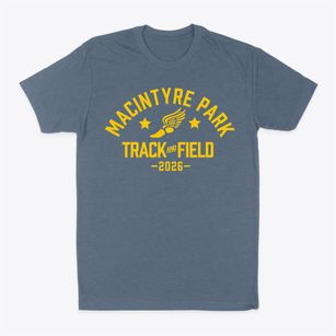Macintyre Park Middle School Track and Field Classic Dad T-Shirt