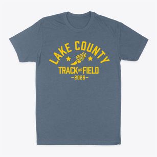 Lake County High School Track and Field Classic Dad T-Shirt