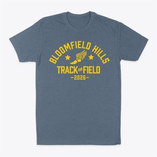 Bloomfield Hills Middle School Track and Field Classic Dad T-Shirt