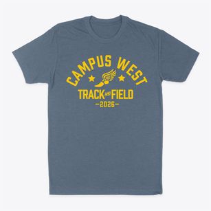 Campus West School Track and Field Classic Dad T-Shirt