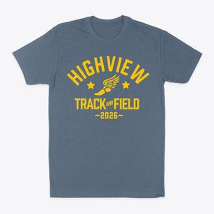 Highview Elementary School Track and Field Classic Dad T-Shirt