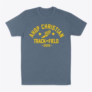 Ahop Christian Leadership Academy Track and Field Classic Dad T-Shirt