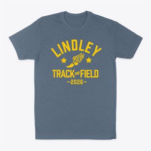 Lindley Elementary School Track and Field Classic Dad T-Shirt