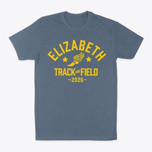 Elizabeth Elementary School Track and Field Classic Dad T-Shirt