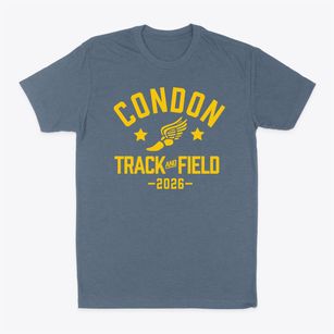 Condon High School Track and Field Classic Dad T-Shirt