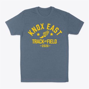 Knox East High School Track and Field Classic Dad T-Shirt