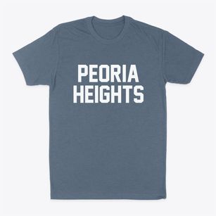 Peoria Heights Illinois Classic Block Classic Dad T-Shirt