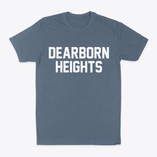 Dearborn Heights Michigan Classic Block Classic Dad T-Shirt