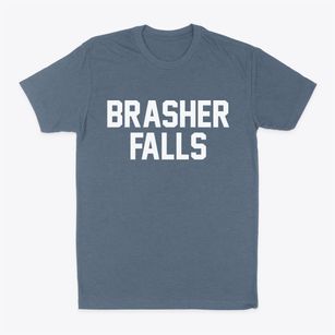 Brasher Falls New York Classic Block Classic Dad T-Shirt