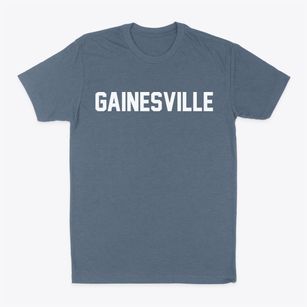 Gainesville Texas Classic Block Classic Dad T-Shirt