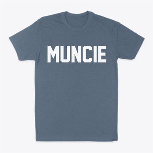 Muncie Illinois Classic Block Classic Dad T-Shirt