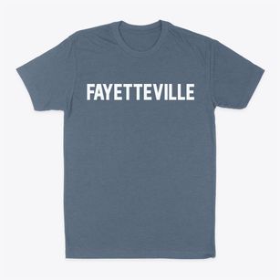 Fayetteville Arkansas Classic Block Classic Dad T-Shirt