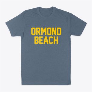 Ormond Beach Florida Classic Block Classic Dad T-Shirt