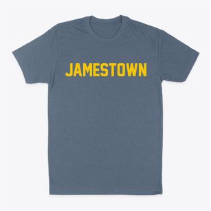 Jamestown New York Classic Block Classic Dad T-Shirt