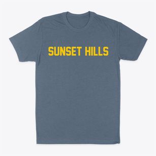 Sunset Hills Missouri Classic Block Classic Dad T-Shirt