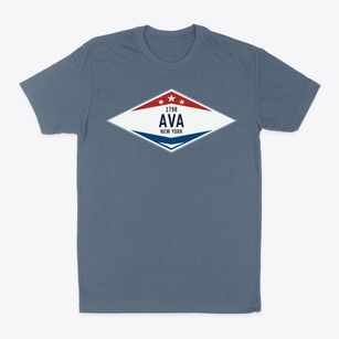 Ava New York Diamond Star Classic Dad T-Shirt