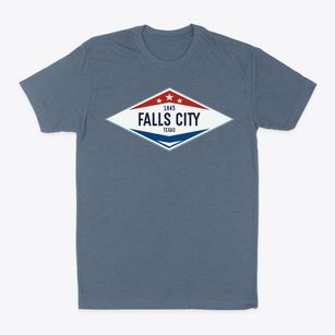 Falls City Texas Diamond Star Classic Dad T-Shirt