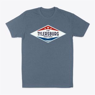 Tylersburg Pennsylvania Diamond Star Classic Dad T-Shirt