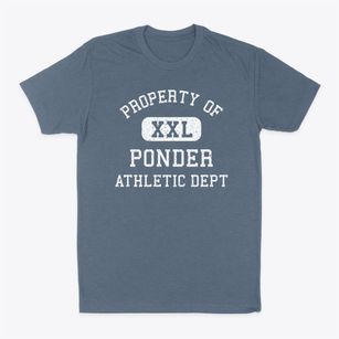 Ponder Texas Athletic Dept Classic Dad T-Shirt