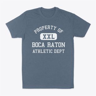 Boca Raton Florida Athletic Dept Classic Dad T-Shirt