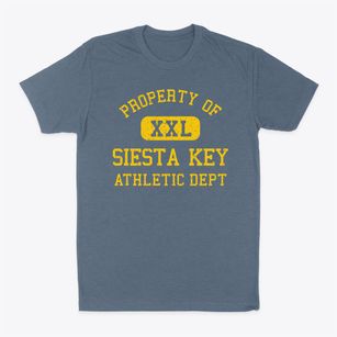 Siesta Key Florida Athletic Dept Classic Dad T-Shirt