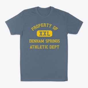 Denham Springs Louisiana Athletic Dept Classic Dad T-Shirt