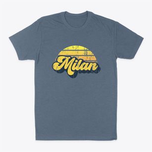 Milan New York Sublime Sunset Classic Dad T-Shirt