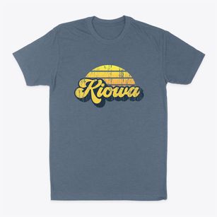 Kiowa Kansas Sublime Sunset Classic Dad T-Shirt
