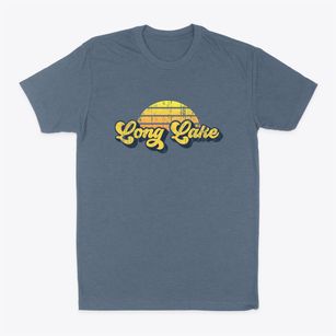 Long Lake New York Sublime Sunset Classic Dad T-Shirt