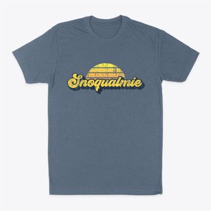 Snoqualmie Washington Sublime Sunset Classic Dad T-Shirt