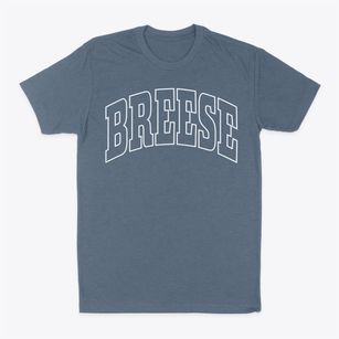 Breese Illinois Trendy Block Classic Dad T-Shirt