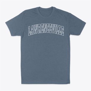 Lawrenceville Illinois Trendy Block Classic Dad T-Shirt
