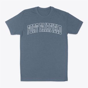 Fort Fairfield Maine Trendy Block Classic Dad T-Shirt