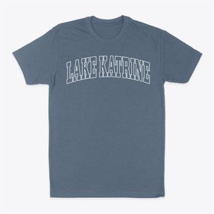 Lake Katrine New York Trendy Block Classic Dad T-Shirt