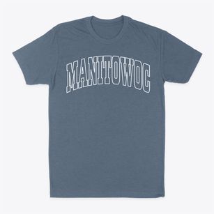 Manitowoc Wisconsin Trendy Block Classic Dad T-Shirt