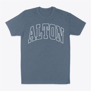 Alton Iowa Trendy Block Classic Dad T-Shirt
