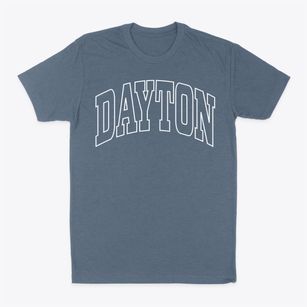Dayton Ohio Trendy Block Classic Dad T-Shirt
